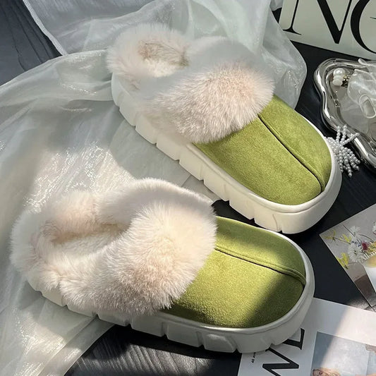 Fluffy Indoor Comfort Slippers